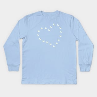 Solar Eclipse of the Heart Kids Long Sleeve T-Shirt